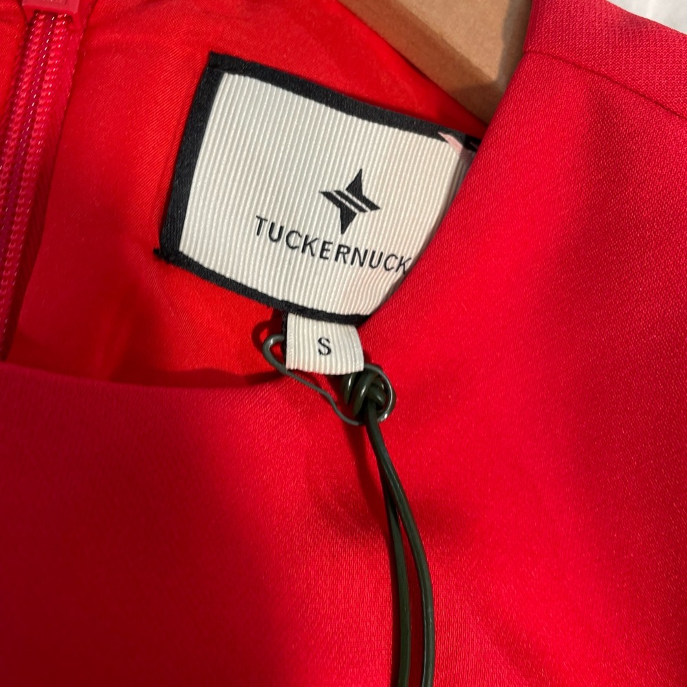 Tuckernuck Sienna Wrap Dress NWT Poppy & Hot Pink Mini (Small / S) - Picture 7 of 8